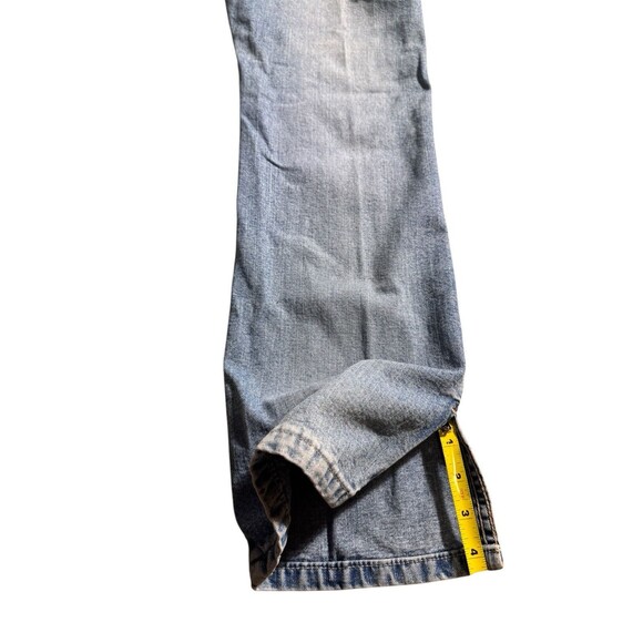 Vintage Tommy Hilfiger Jeans Flare Leg Slip Ankle Womens Size 4 27x30.5 Y2K 90s - Picture 10 of 13